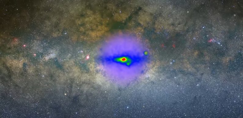 Un nuage de matière noire pourrait être la cause du surplus d’énergie au centre de la Voie lactée