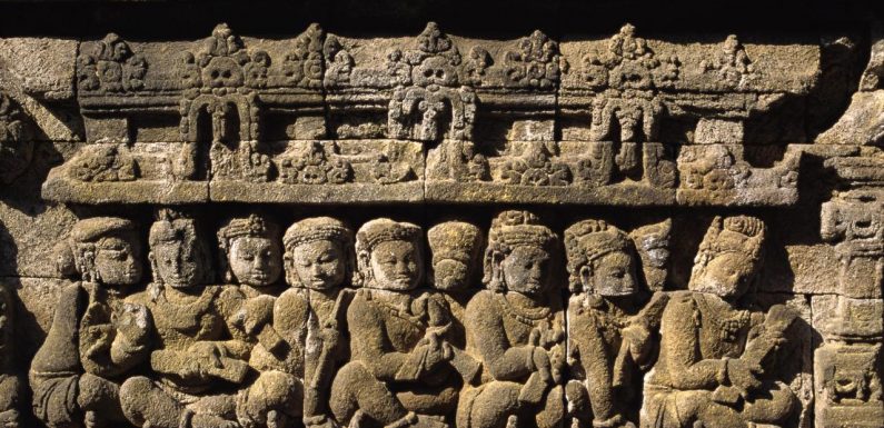 Les bas-reliefs du temple de Borobudur pour restituer la musique du VIIIe siècle