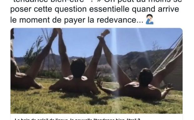 Pourquoi «Franceinfo» a-t-il supprimé un article sur «Le bain de soleil de l’anus, la nouvelle tendance bien-être» ?