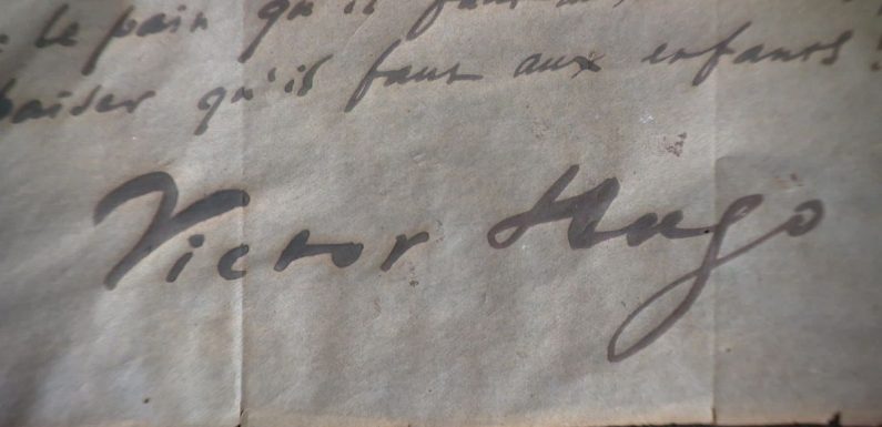 Besançon : un poème manuscrit et inédit de Victor Hugo retrouvé dans le collège qui porte son nom