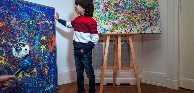 Un «mini Picasso» de 7 ans agite le monde de l’art