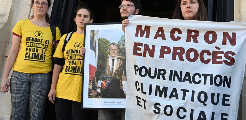 Deux décrocheurs de portraits de Macron finalement condamnés à 250 euros d’amende chacun