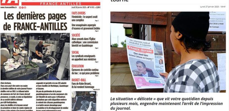 Martinique, Guadeloupe et Guyane : uniques territoires français désormais privés de quotidien régional