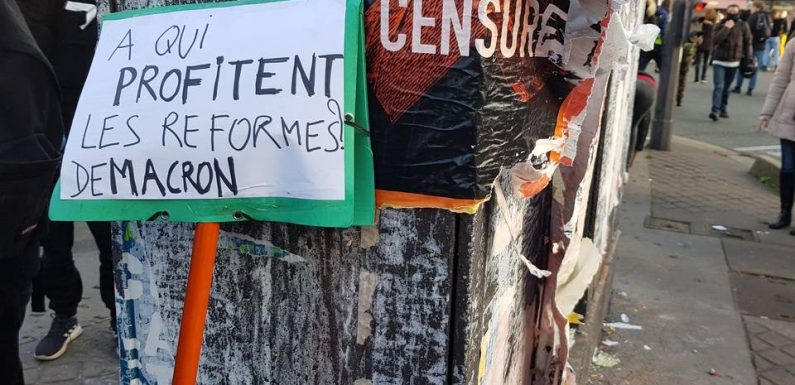 Réforme des retraites : Manifestation devant le siège de LREM, le parti dénonce une « tentative d’intrusion »