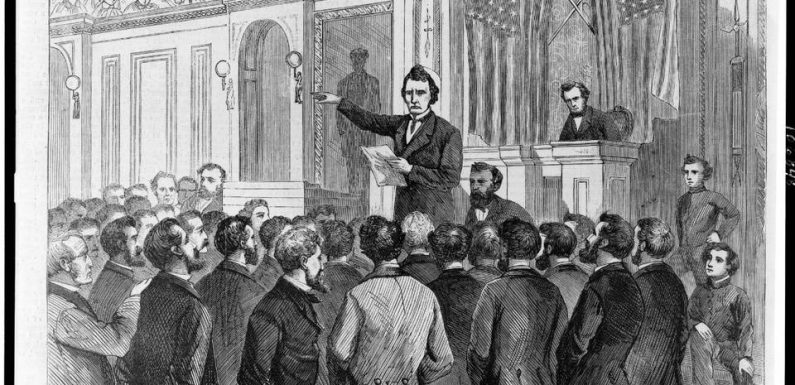 Interdiction de parler, verre de lait, étymologie… Dix choses que vous ignoriez peut-être sur l’« impeachment »