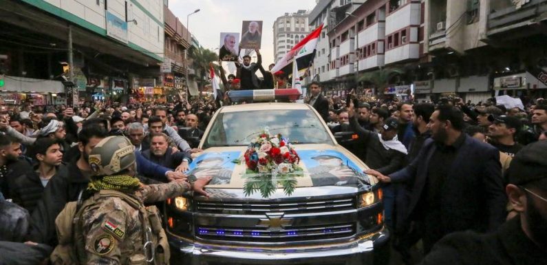 Tensions Iran – USA : Aux funérailles de Soleimani, des milliers d’Irakiens crient « Mort à l’Amérique »