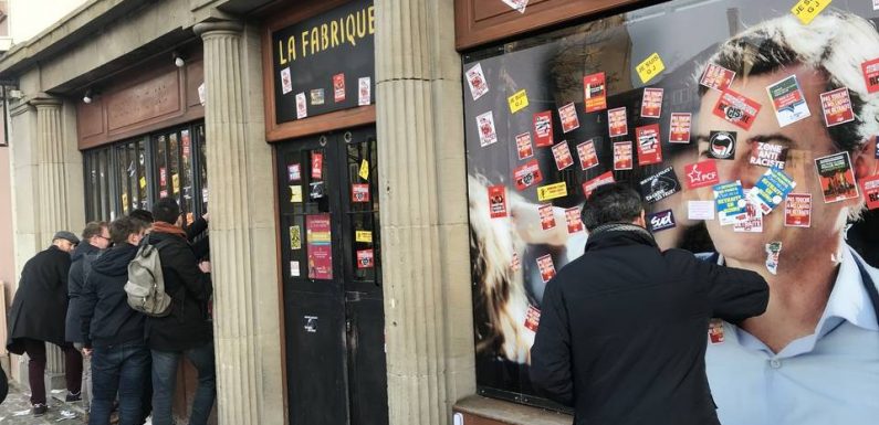 Strasbourg : Le local du candidat LREM trop souvent dégradé, le parcours des manifs contre la réforme des retraites est modifié