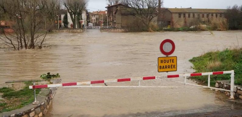 Tempête Gloria : Alerte rouge inondation pour les Pyrénées-Orientales et l’Aude, plus de 1.500 évacuations