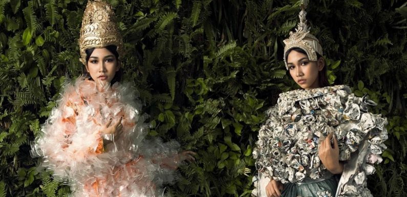 Ils recyclent des déchets plastiques pour fabriquer des robes hallucinantes