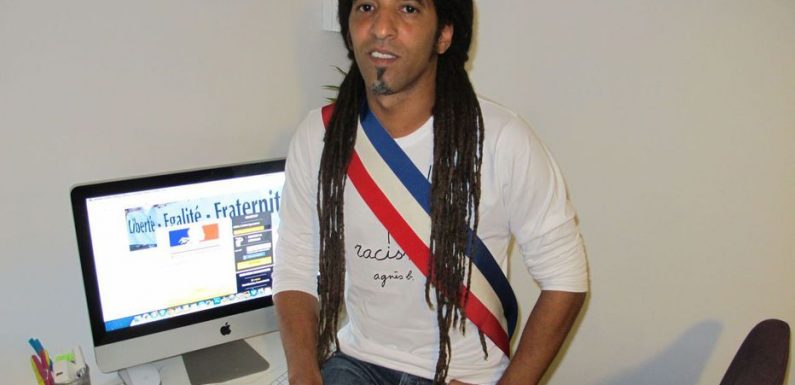 Steevy Gustave, candidat à la mairie de Brétigny, visé par un tag raciste inscrit sur le porche de sa maison