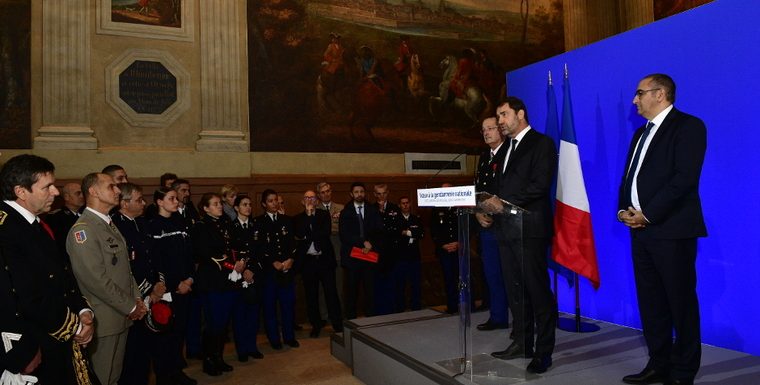 Vœux de M. Christophe Castaner à la Gendarmerie Nationale