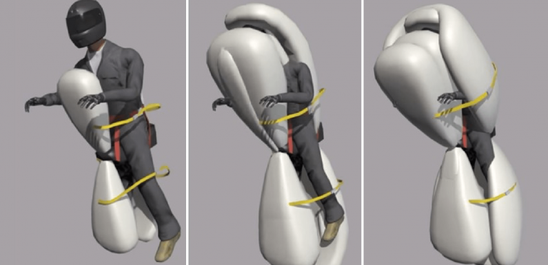 Cet airbag innovant se transforme en cocon pour protéger intégralement le corps du motard