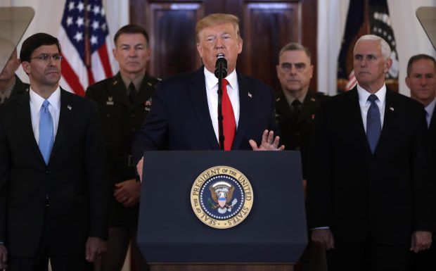 Trump says Iran « appears to be standing down » after missile attack