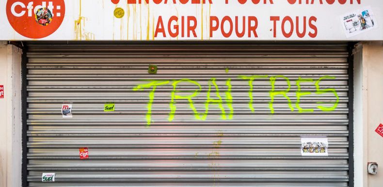 Les locaux parisiens de la CFDT « violemment » envahis par des grévistes, selon Laurent Berger