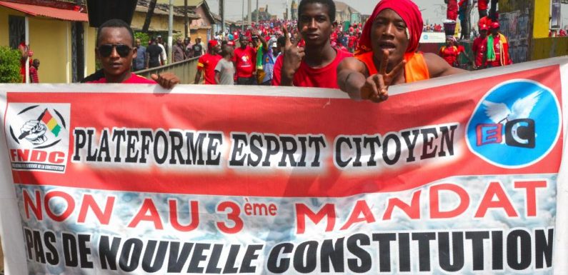 Les guinéens dans les rues contre un 3ème mandat d’Alpha Condé