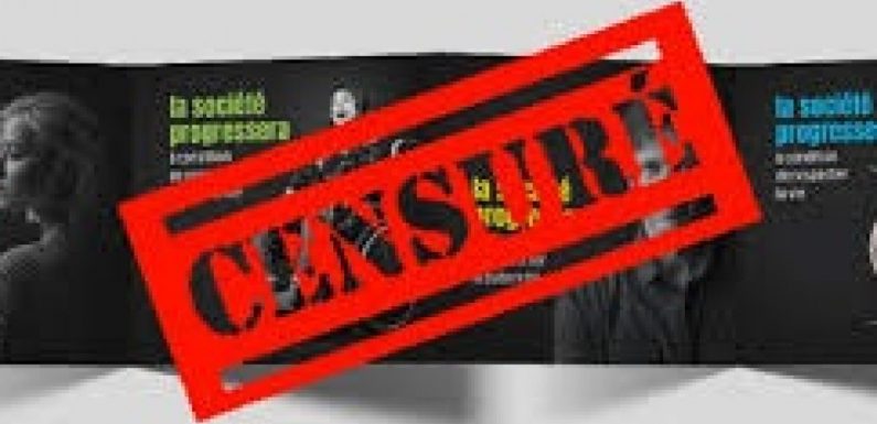 Affiches VITA : Cette passion morbide pour la censure et ce refus compulsif de la liberté d’expression viennent de la gauche