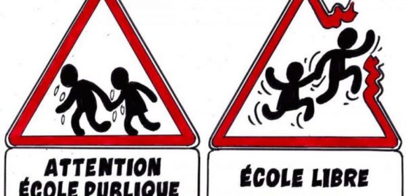 L’école libre est une thématique de droite