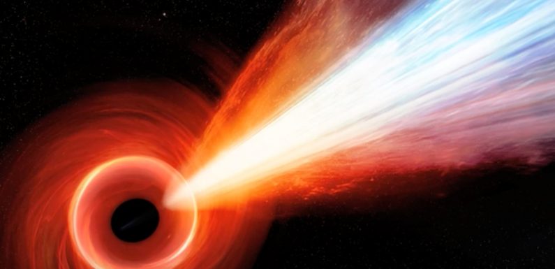 Le premier trou noir pris en photo émet un jet qui défie presque la vitesse de la lumière