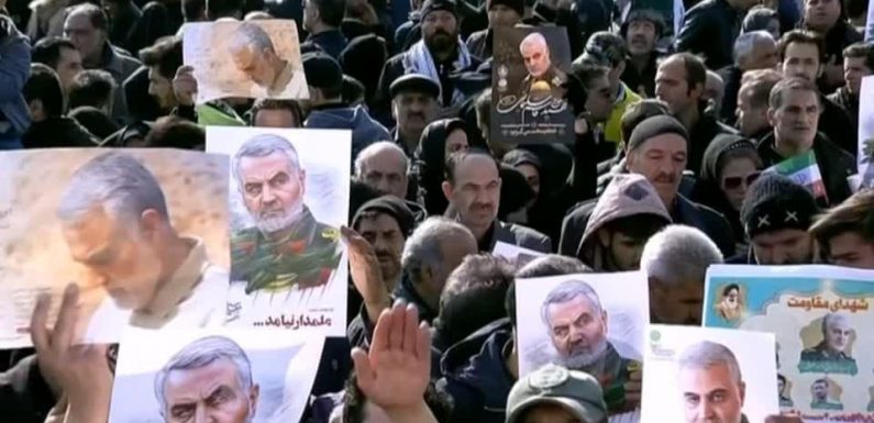 Huge crowds in Iran for general’s funeral as new commander promises revenge