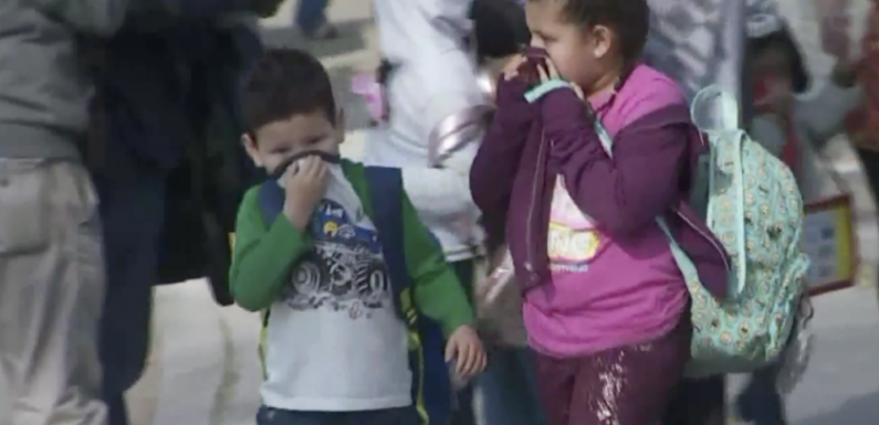 Children in P.E. class showered with jet fuel: ‘We thought it was rain’