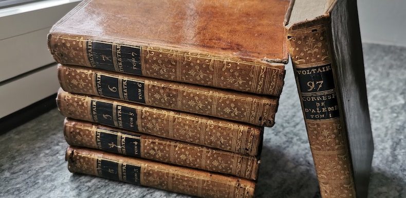 Des ouvrages de Voltaire retrouvés dans une bibliothèque en Italie