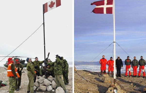 Canada and Denmark Fight Over Island With Whisky and Schnapps