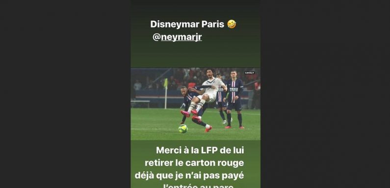 PSG-Bordeaux : Yacine Adli demande à la LFP de retirer le carton rouge à Neymar