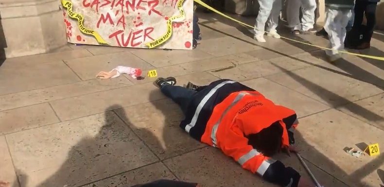 «Scène de crime» : la police scientifique manifeste une fois de plus contre la réforme des retraites