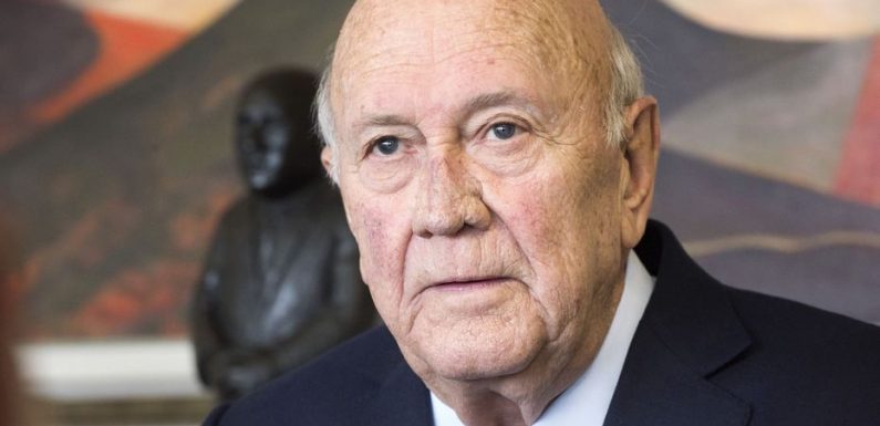 Afrique du Sud : mea culpa de l’ex-président de Klerk après avoir « nié » la gravité de l’apartheid