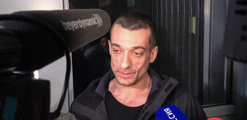 Piotr Pavlensky : «Je pensais que la France était le pays de la liberté d’expression»