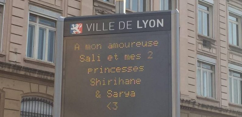 Lyon : Et si votre déclaration d’amour s’affichait en grand, partout dans la ville ?