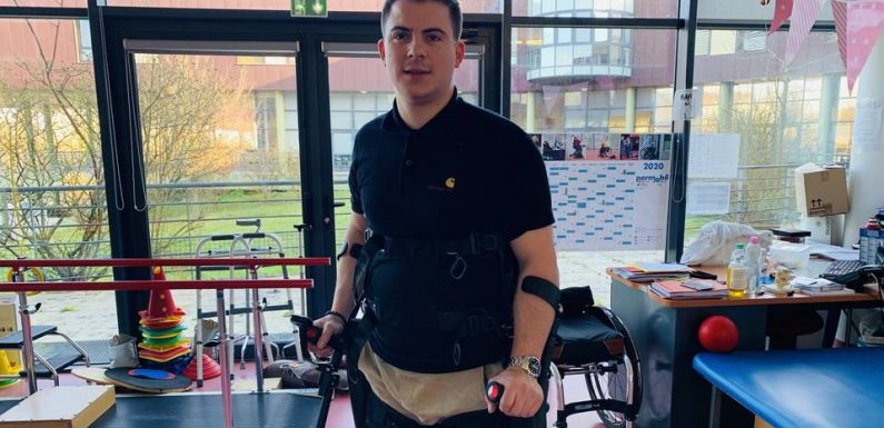 VIDEO. Bordeaux : Paraplégique, il va participer à un semi-marathon en marchant grâce à un exosquelette