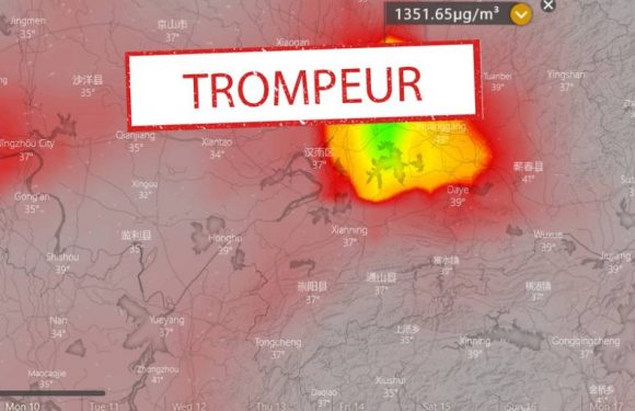 Coronavirus : Attention à cette carte trompeuse des émissions de dioxyde de soufre à Wuhan