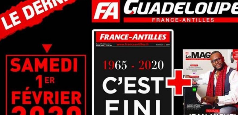 « France-Antilles » : Les salariés s’inquiètent de leur avenir alors que sort leur ultime numéro