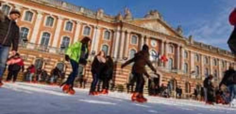 Municipales 2020 à Toulouse : Alors que le thermomètre affiche plus de 15 °C, la patinoire échauffe la campagne