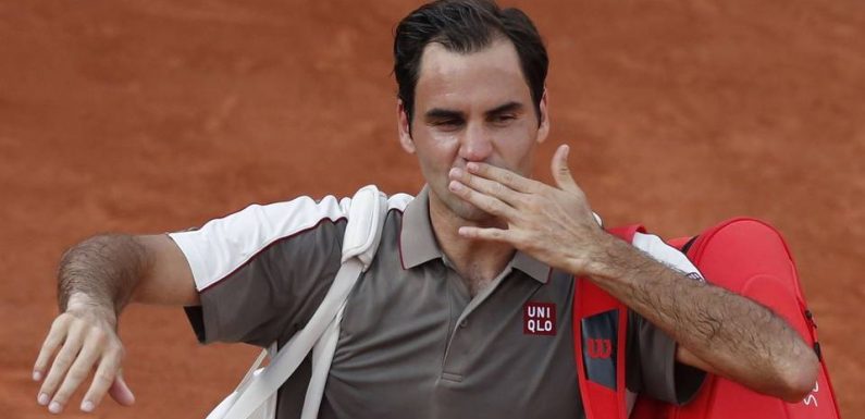 Roger Federer forfait à Roland-Garros (à cause d’un genou en vrac)