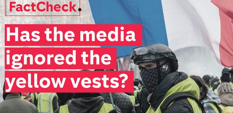 Is the mainstream media ignoring the yellow vest protests?