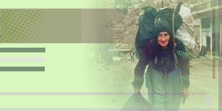 Porter women take to the mountains to feed their children in Iran