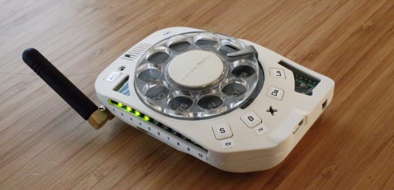 An Anti-Smartphone With a Rotary Designed and Built by Space Engineer Justine Haupt