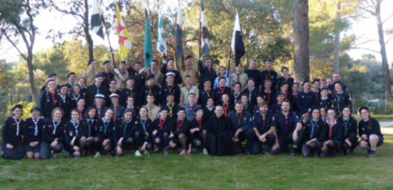 Rassemblement scout inter-mouvements à l’abbaye du Barroux