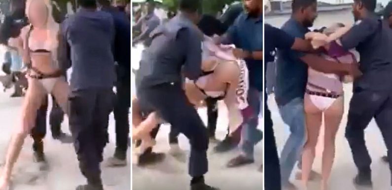 Maldives : une touriste violemment arrêtée et menottée par la police pour avoir porté un bikini sur une plage
