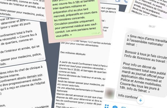 “Décret de confinement”, “couvre-feu”, “armée” : ces messages WhatsApp reposent sur de fausses infos