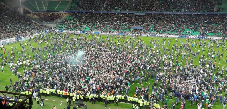 ASSE-Rennes : Le peuple vert met le feu au Chaudron après la qualification de Saint-Etienne en finale de la Coupe de France
