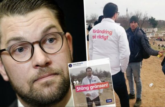 « La Suède est pleine » : le chef des Démocrates suédois distribue des tracts à la frontière turque informant les migrants qu’ils ne sont pas les bienvenus