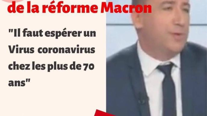 Un député LRM a-t-il souhaité « un coronavirus chez les plus de 70 ans » ?