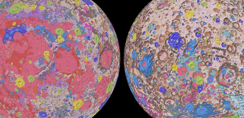 Voici la carte géologique la plus complète et détaillée de la Lune