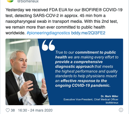 Coronavirus : les tests de dépistage ariégeois validés aux Etats-Unis