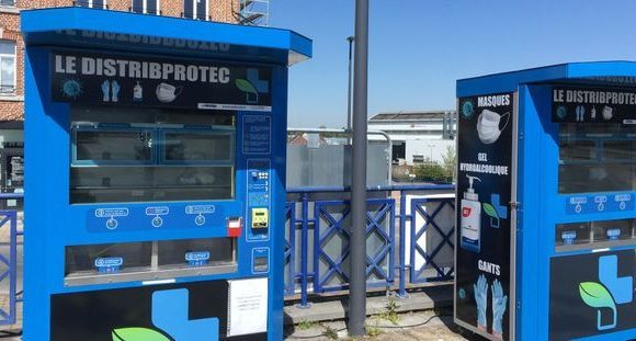 Coronavirus : près de Maubeuge, des distributeurs de masques mis en place dans la rue