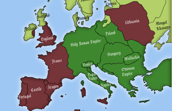 Legal status of Jews in Europe around the year 1500