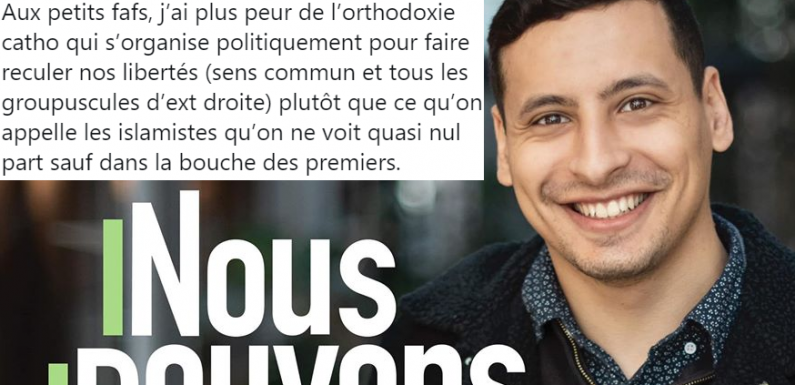 Amin Ben Ali (LFI) : « Nos libertés » sont davantage menacées par l’ « orthodoxie catho » que par des « islamistes qu’on ne voit quasi nulle part »